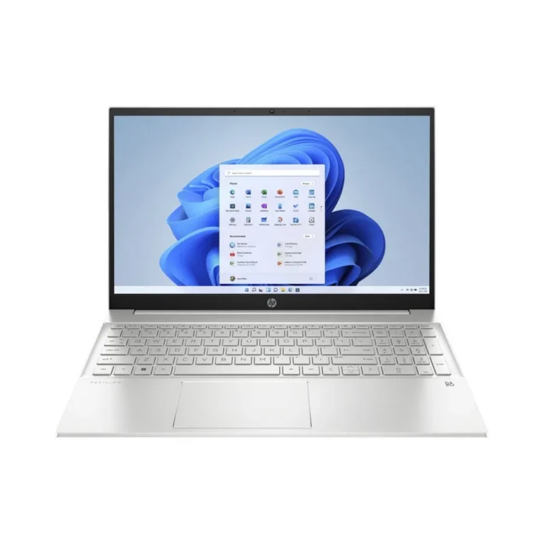 HP PAVILION 15-EG2044TX Laptop | Intel Core i7-1255U 16GB DDR4 512GB PCIe value Nvidia GeForce MX550 2GB 15.6 FHD Antiglare slim IPS 250 nits Narrow Border Win 11 Home TNR – Natural Silver – fingerprint reader non-SD card reader