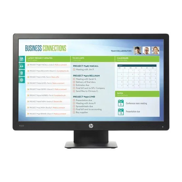 HP ProDisplay P223 21.5″ 1920 x 1080 VGA + DisplayPort Inputs Monitor