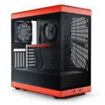 HYTE Y40 Mainstream Vertical GPU Case ATX Mid Tower Gaming Case Black Cherry