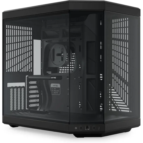 HYTE Y70 Modern Aesthetic Dual Chamber Mid-Tower ATX Case Black
