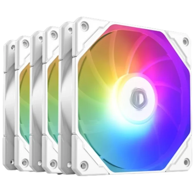 ID-COOLING TF-12025-PRO-ARGB Trio 120mm Case Fan White
