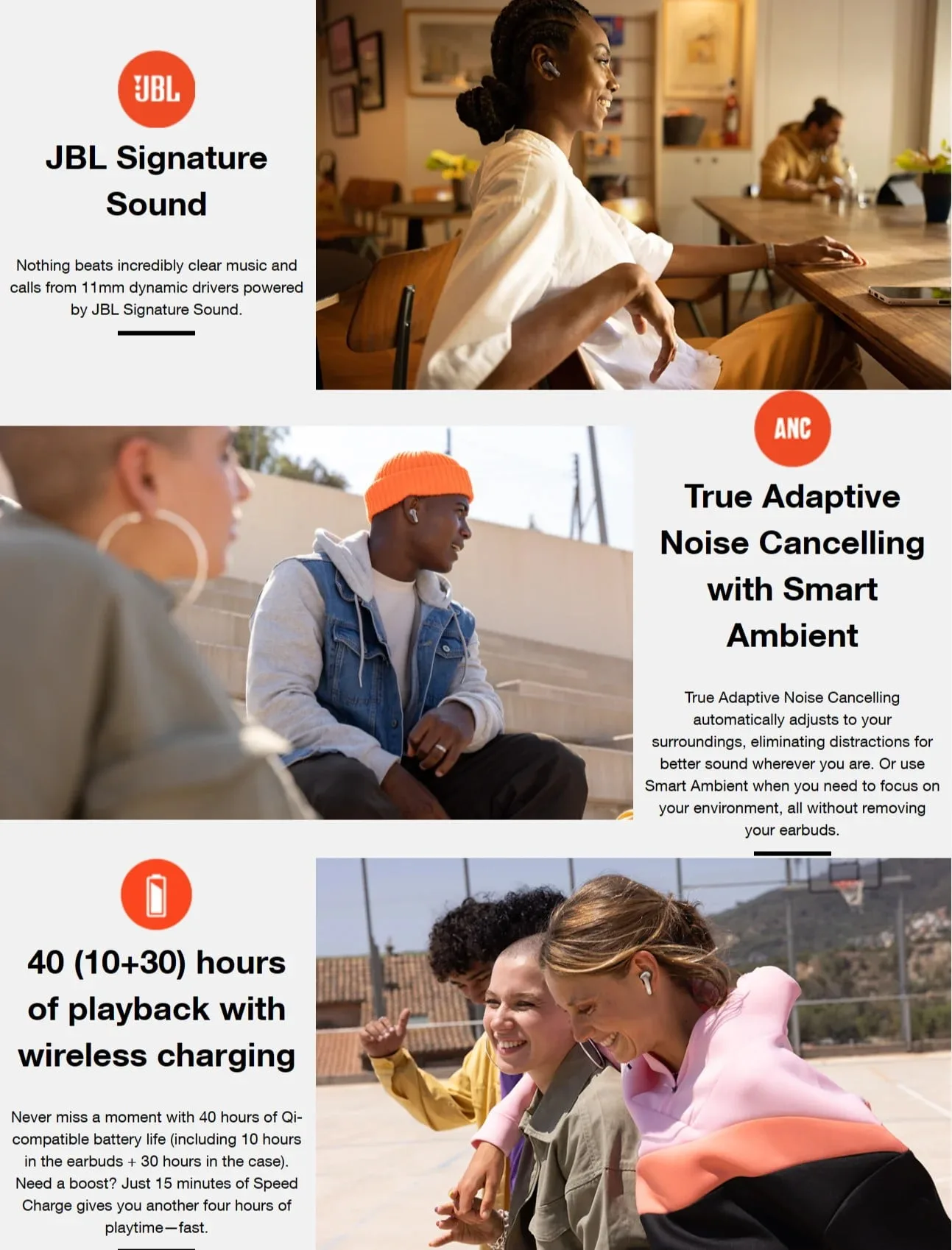JBL Live Pro 2, Active Adaptive Noise Cancellation, 40Hr Playtime, 6 Mics, Deep Bass Bluetooth Headset (Blue) JBLLIVEPRO