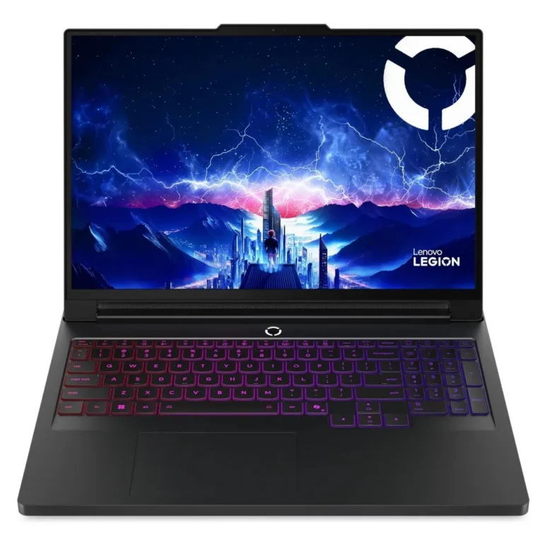 Lenovo Legion Pro 5 16IAX10H Intel Core Ultra 9 275HX 32GB CSODIMM DDR5-6400 2x 1TB SSD M.2 2280 PCIe 4.0×4 NVMe 16″ WQXGA (2560×1600) OLED 500nits Glossy 100% DCI-P3 240Hz NVIDIA GeForce RTX™ 5070TI 12GB GDDR7 Per-key RGB Backlit Eclipse Black WIN11 HOME