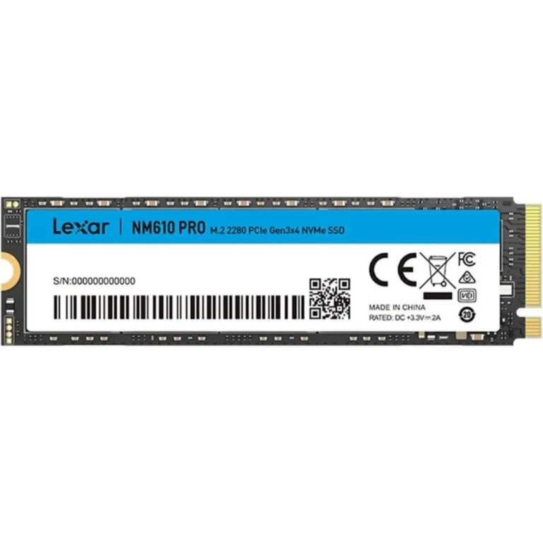 Lexar NM610 PRO M.2 2280 PCIe Gen 3×4 NVMe SSD – 1TB