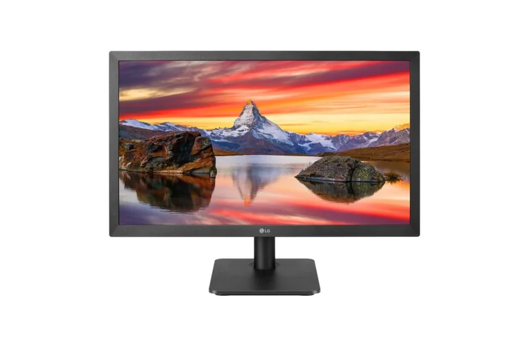 LG 22MP400-B 22'' IPS Full HD Monitor, 1920 x 1080 Resolution @ 75 Hz, 5 ms Response Time (GtG), 250 cd/m² Brightness, with 3-Side Virtually Borderless Design