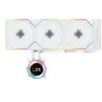 lian-li-hydroshift-ii-lcd-c-360r-argb-360mm-aio-liquid-cpu-c - MegaComputer.pk Lian Li HydroShift II LCD-C 360R ARGB 360mm AIO Liquid CPU Cooler – White