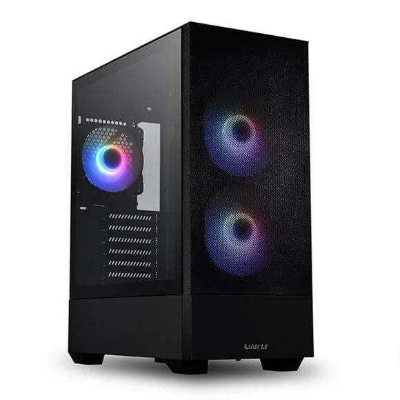 Lian Li LANCOOL 205 Mesh Tempered Glass Side Panel Mid-Tower ATX Computer Case PC Gaming Case Black