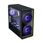 Lian Li LANCOOL 217 INF Tempered Glass Mid Tower PC Gaming Case – Black