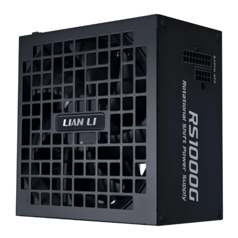 Lian Li RS 1000W Fully Modular 80+ Gold PCIE 5.1 Black PSU with Hub ATX 3.1 – Black