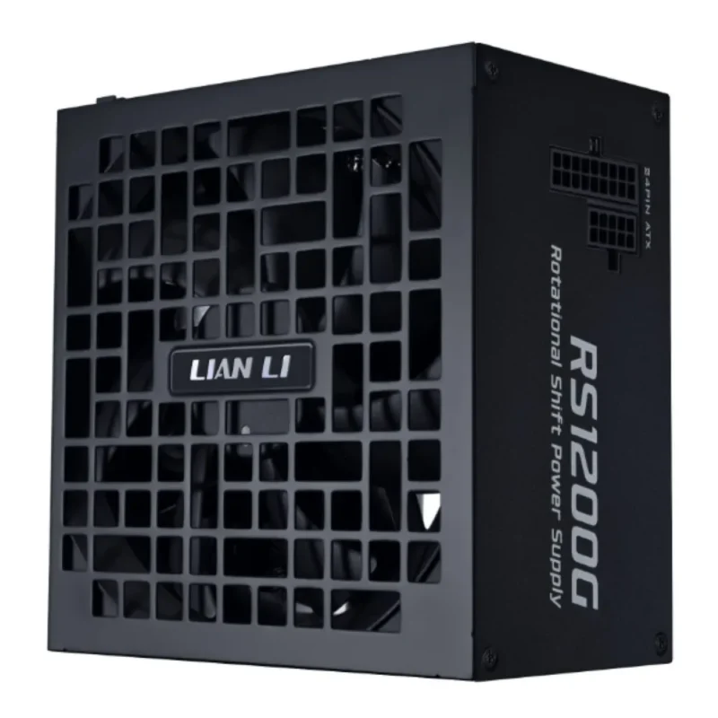Lian Li RS 1200W Fully Modular 80+ Gold PCIE 5.1 Black PSU with Hub ATX 3.1 – Black