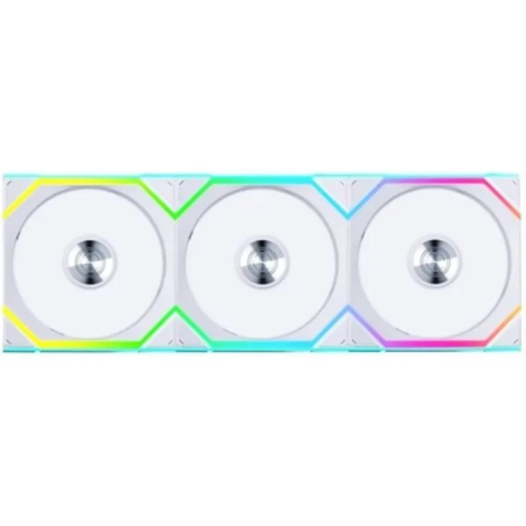 Lian Li Uni Fan SL Wireless 120 – Triple Pack – Reverse Blade – ARGB Fan, White