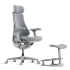 libernovo-omni-dynamic-ergonomic-chair-standard-bundle-with - MegaComputer.pk LiberNovo Omni Dynamic Ergonomic Chair – Standard Bundle with Footrest (48cm Seat Depth) Space Grey