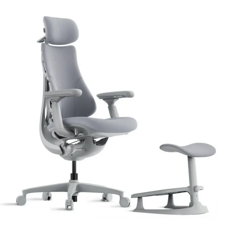 LiberNovo Omni Dynamic Ergonomic Chair – Standard Bundle with Footrest (48cm Seat Depth) Space Grey