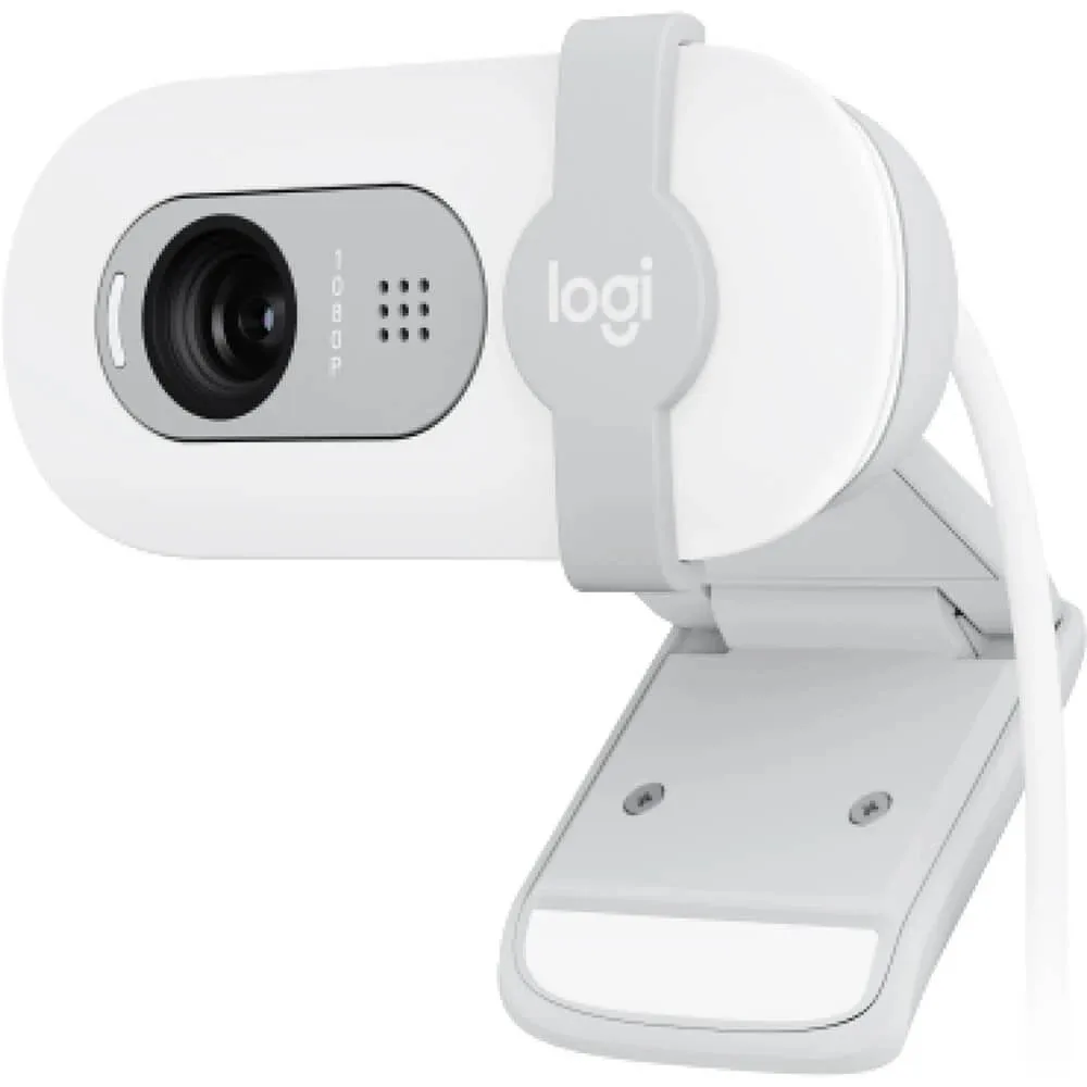 logitech-brio-100-webcam-white-960-001618 - MegaComputer.pk Logitech BRIO 100 Webcam White 960-001618