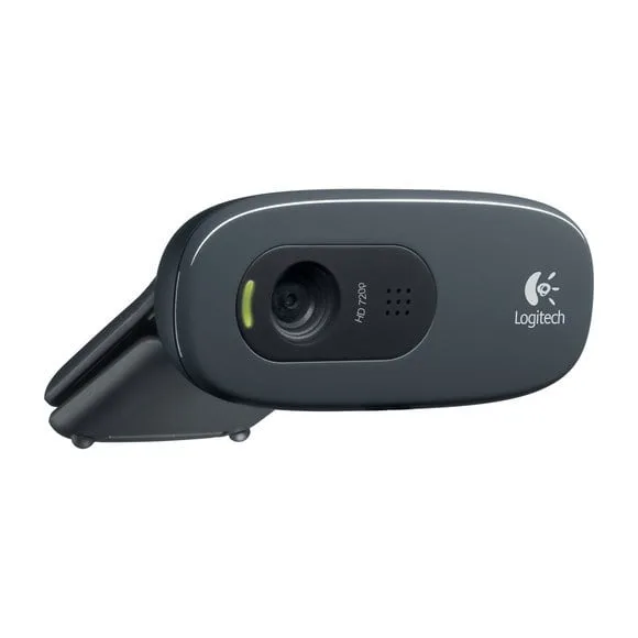 Logitech C270 HD Webcam (Black) 960-000584