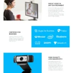 Logitech C930e 1080P HD Video Business Webcam