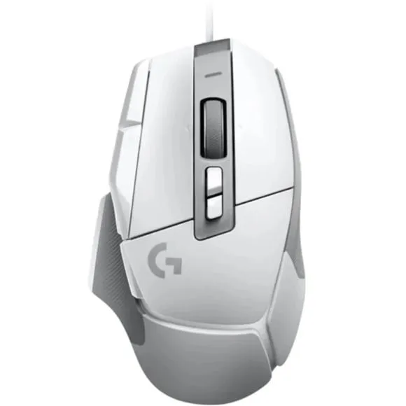 Logitech G502 X Wired Hyper-Fast Scroll Gaming Mouse with HERO 25K Sensor – White 910-006148