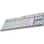 Logitech G915 TKL Tactile LIGHTSPEED Wireless RGB Mechanical Gaming Keyboard White - Image 4