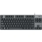 logitech-k835-tkl-mechanical-aluminum-keyboard-graphite-text - MegaComputer.pk Logitech K835 TKL Mechanical Aluminum Keyboard Graphite, Textured Gray TTC Blue MX Mechanical Switches