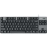 Logitech K835 TKL Mechanical Aluminum Keyboard Graphite, Textured Gray TTC Blue MX Mechanical Switches