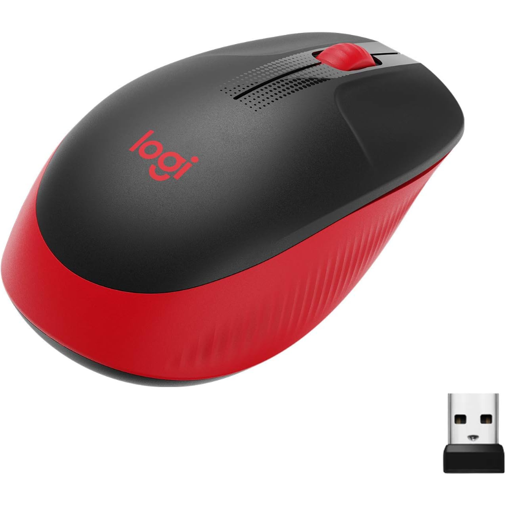 logitech-m190-wireless-mouse-full-size-comfort-curve-design Logitech M190 Wireless Mouse Full Size Comfort Curve Design 1000DPI Red 910-005915