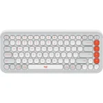 Logitech POP ICON KEYS Compact Wireless Keyboard White – 920-013084