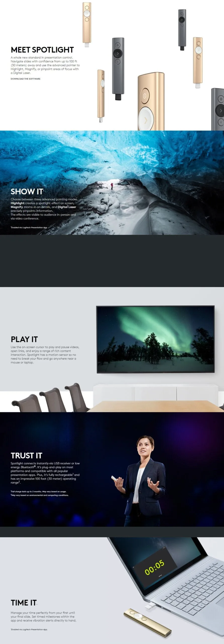 logitech-spotlight-presentation-remote-slate-910-004863-4 - MegaComputer.pk