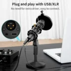 maono-hd300t-usb-xlr-podcast-dynamic-microphone-studio-mic-k-4 - MegaComputer.pk
