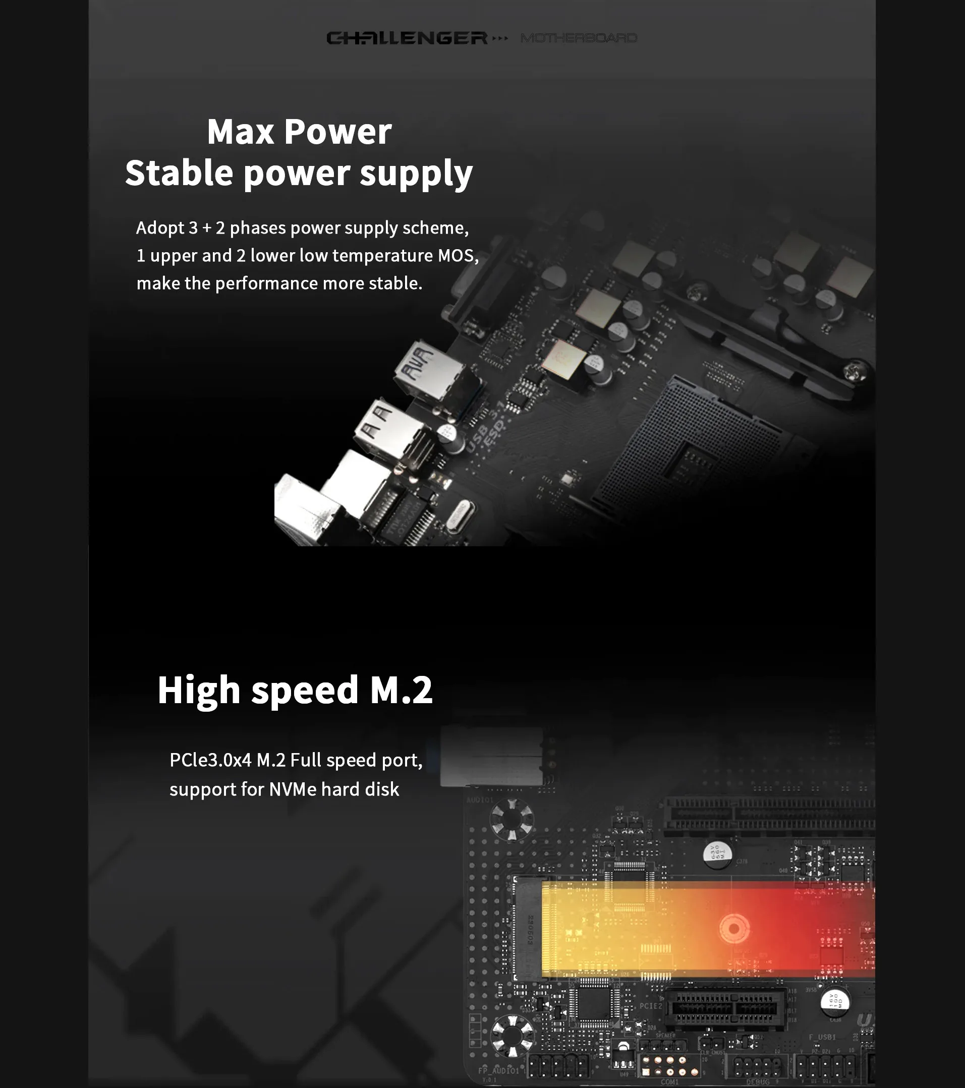 Maxsun Challenger B450M AMD AM4 MicroATX Motherboard - spec 2 - MegaComputer.pk