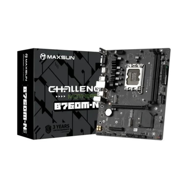 Maxsun Challenger B760M-N D5 V2 Intel 12/13th Gen microATX Motherboard