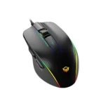 Meetion GM23 2023 RGB Circulation Backlit Wired Gaming Mouse - Black - Image 2