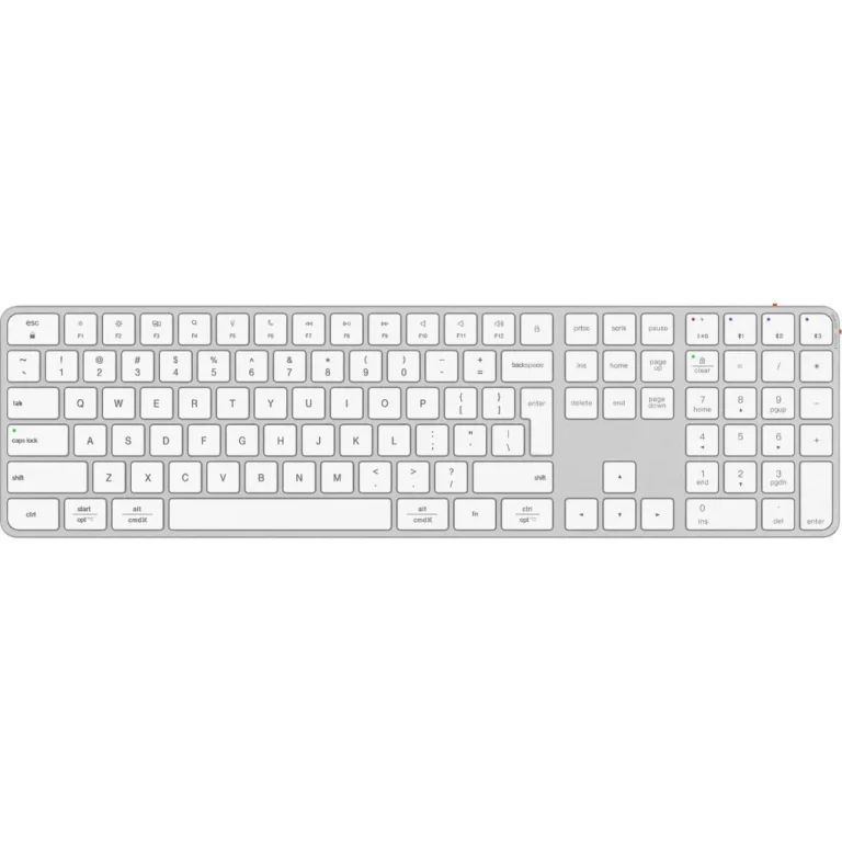 Meetion ikey K230 Full Keys 2.4G and Bluetooth Three Modes Keyboard – White