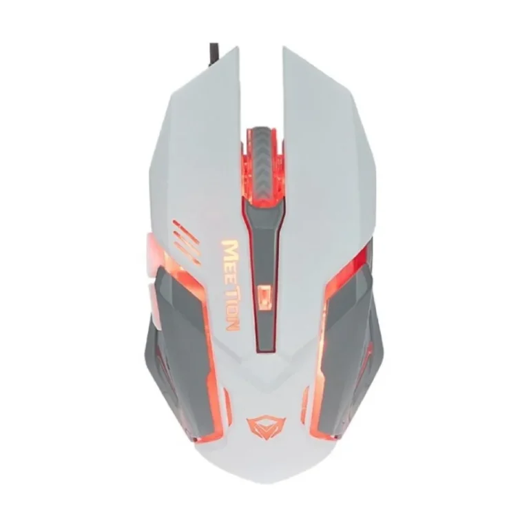 Meetion M915 6D Optical Backlit Wired Gaming Mouse – White