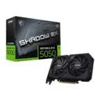 MSI GeForce RTX 5050 SHADOW 2X OC 8GB GDDR6 Graphics Card