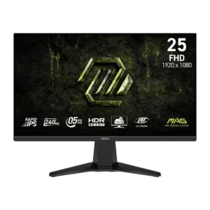 MSI MAG 255F X24 Gaming Monitor 1920 x 1080 (FHD) Panel 240Hz Refresh Rate and Rapid 0.5ms (GtG, Min) Response Time