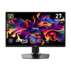 MSI MAG 272QP QD-OLED X24 26.5″ WQHD (2560×1440) 240Hz 0.03ms GTG Adaptive-Sync Gaming Monitor with Tilt & Swivel Adjustment