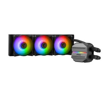 MSI MAG CoreLiquid M360 AIO ARGB CPU Liquid Cooler 360mm Radiator, 3*120mm ARGB Fans, Compatible with Intel LGA1700, 1200 and AM5, AM4 socket