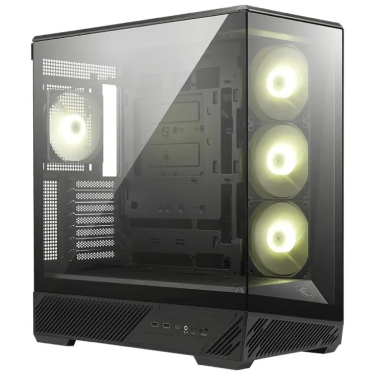 MSI MAG PANO 130R PZ Mid-Tower Gaming Case – Black