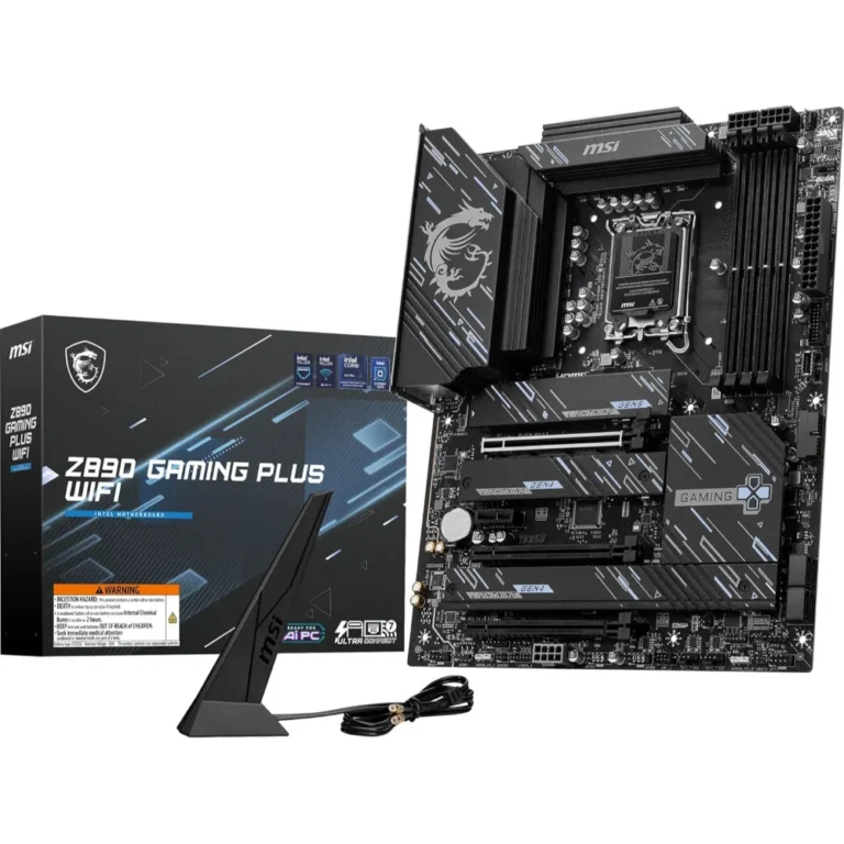 MSI MAG Z890 GAMING PLUS WIFI LGA 1851 Intel Z890 SATA 6Gb/s ATX Motherboard