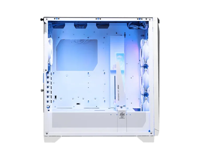 MSI MPG GUNGNIR 300R AIRFLOW ,2xUSB 3.2 Gen 1, 1xUSB 3.2 Gen2 Type-C, 4x120mm PWM ARGB Fan, ARGB+PWM Control Board, Tempered Glass Window, White