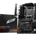 MSI PRO B650-S WIFI AM5 AMD B650 Ryzen 7000 DDR5 ATX Motherboard