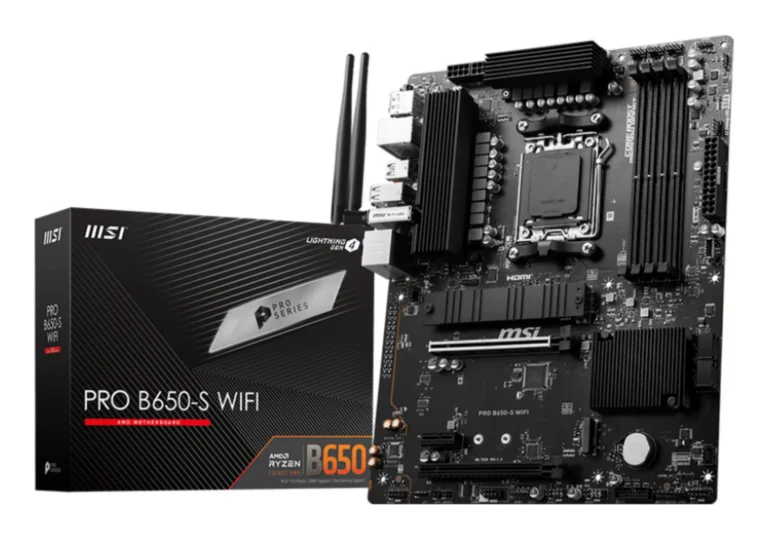 MSI PRO B650-S WIFI AM5 AMD B650 Ryzen 7000 DDR5 ATX Motherboard