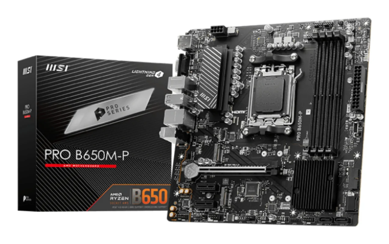 MSI PRO B650M-P AM5 Micro-ATX Motherboard
