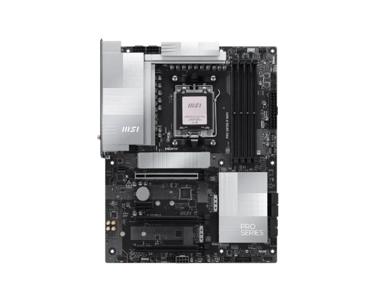 MSI PRO X870E-P WIFI AM5 ATX AMD Motherboards USB 4.0 (40G) 4x SATA 6Gb/s Wi-Fi 7 Triple M.2 Connectors