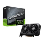 msi-shadow-geforce-rtx-5060-8gb-2x-oc-gddr7-pci-express-5-0 - MegaComputer.pk MSI SHADOW GeForce RTX 5060 8GB 2X OC GDDR7 PCI Express 5.0 x 16 (use x8) Graphics Card