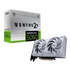 msi-ventus-geforce-rtx-5060-8gb-2x-oc-gddr7-pcie-5-0-x16-gra - MegaComputer.pk MSI VENTUS GeForce RTX 5060 8GB 2X OC GDDR7 PCIe 5.0 x16 Graphics Card White