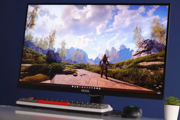 MXG G27IQ-18 | 27' QHD IPS Gaming Monitor – 180Hz, HDR, FreeSync/Adaptive Sync, DCI-P3 90%, With Height Adjustable stand