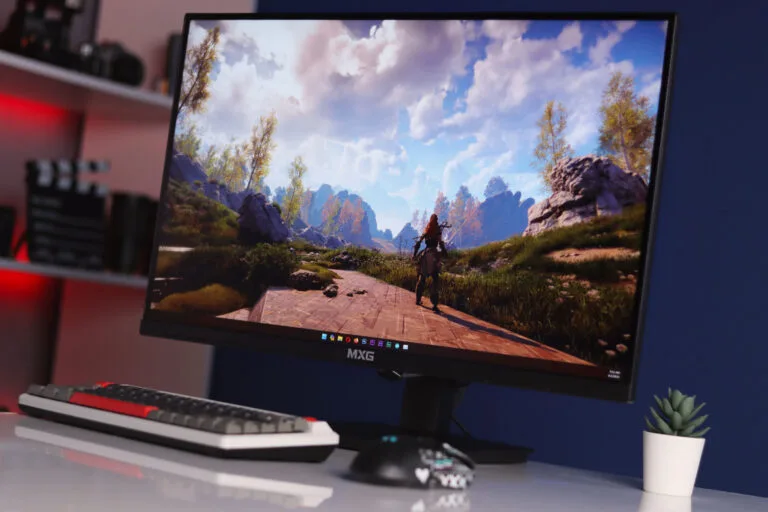 MXG G27IQ-18 | 27' QHD IPS Gaming Monitor – 180Hz, HDR, FreeSync/Adaptive Sync, DCI-P3 90%, With Height Adjustable stand