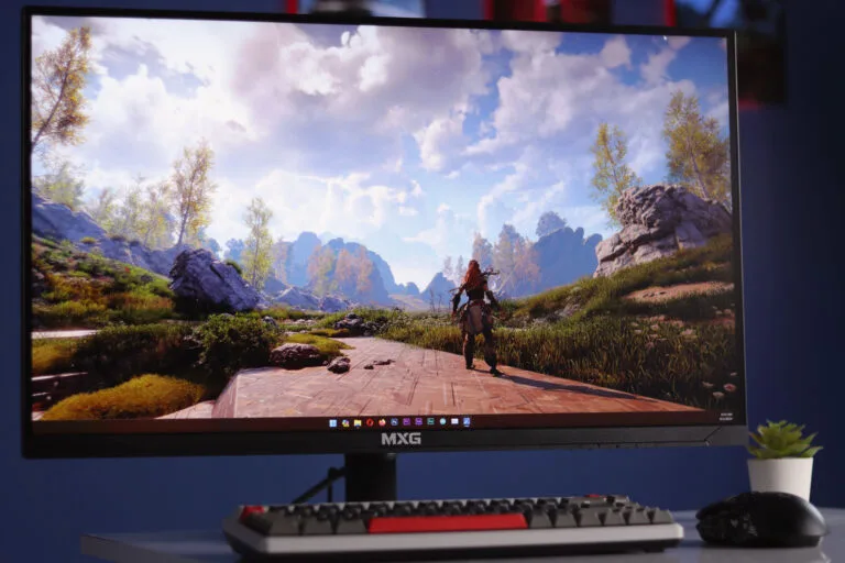 MXG G27IQ-18 | 27' QHD IPS Gaming Monitor – 180Hz, HDR, FreeSync/Adaptive Sync, DCI-P3 90%, With Height Adjustable stand