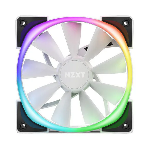 NZXT AER RGB 2 120mm Cooling RGB Case Fan – Single Fan – White